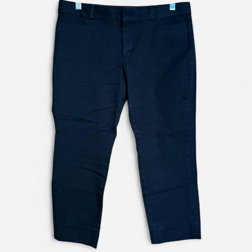 BUNDLE OF 3: Banana Republic Women’s Sloan Fit Cropped Pants Navy, Black, &Olive - Picture 5 of 8